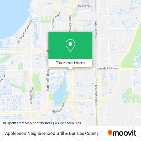 Mapa de Applebee's Neighborhood Grill & Bar