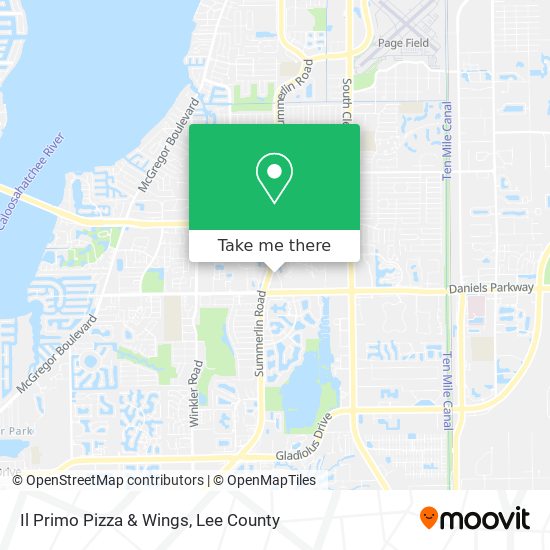 Il Primo Pizza & Wings map