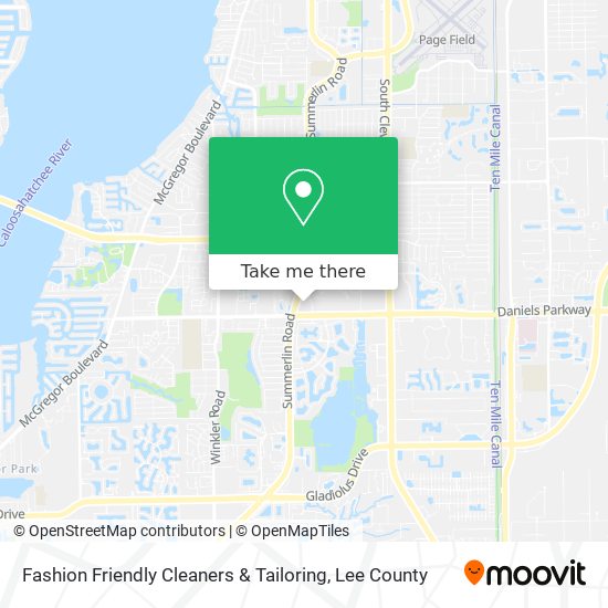 Fashion Friendly Cleaners & Tailoring map