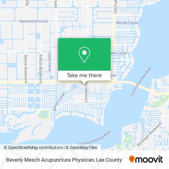 Beverly Mesch Acupuncture Physician map