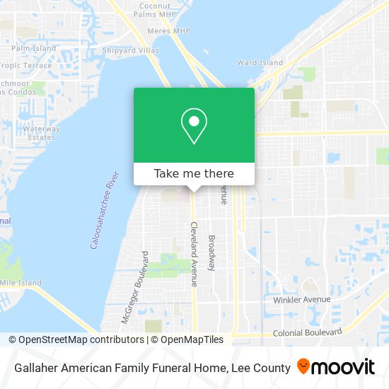 Mapa de Gallaher American Family Funeral Home