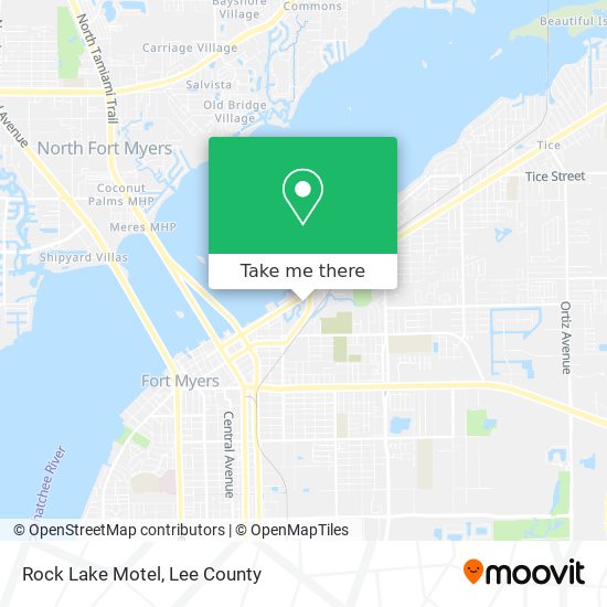 Mapa de Rock Lake Motel