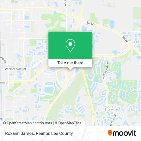 Roxann James, Realtor map