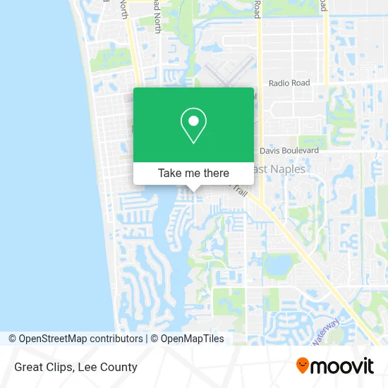 Great Clips map