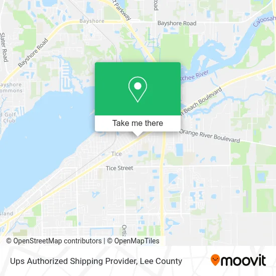 Ups Authorized Shipping Provider map