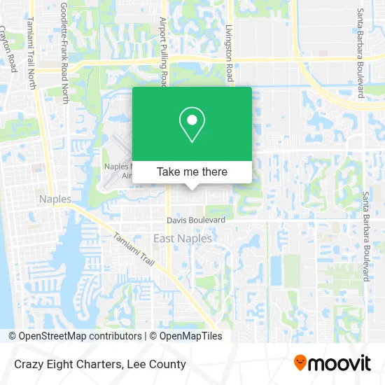 Crazy Eight Charters map