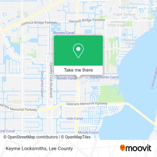 Keyme Locksmiths map