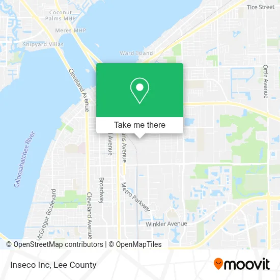 Inseco Inc map
