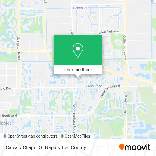 Calvary Chapel Of Naples map