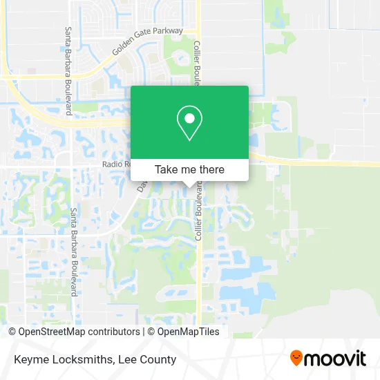 Keyme Locksmiths map