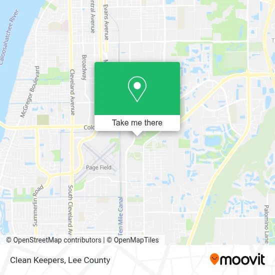 Clean Keepers map