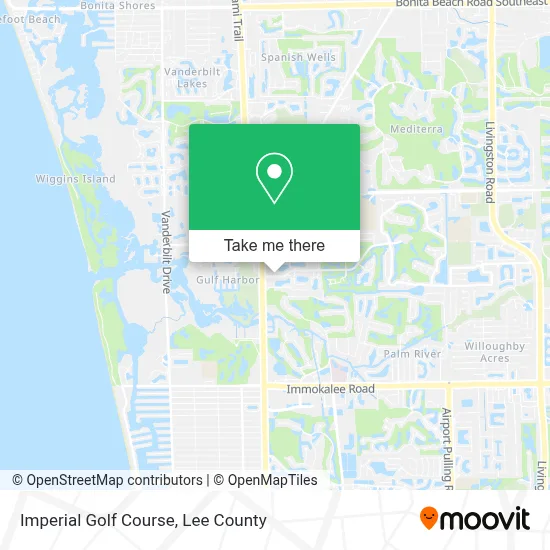 Imperial Golf Course map