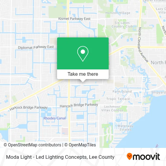 Moda Light - Led Lighting Concepts map