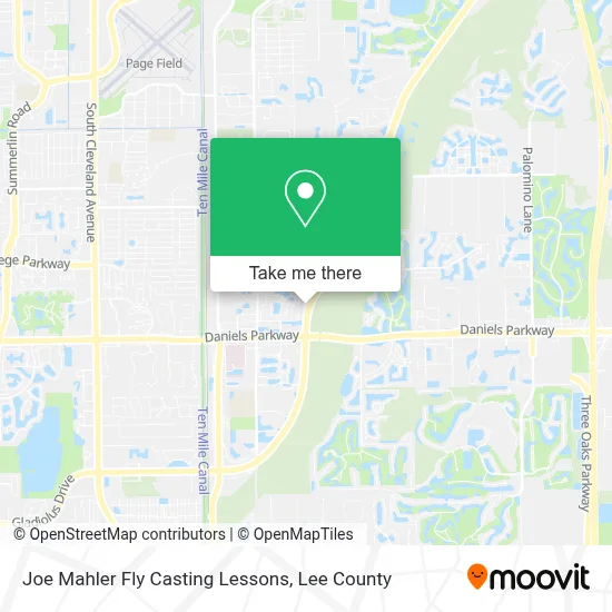 Joe Mahler Fly Casting Lessons map