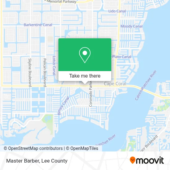 Master Barber map