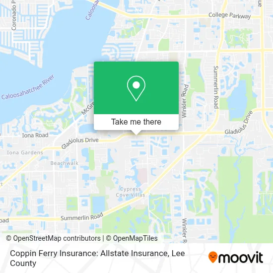 Coppin Ferry Insurance: Allstate Insurance map