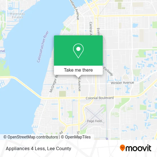 Appliances 4 Less map