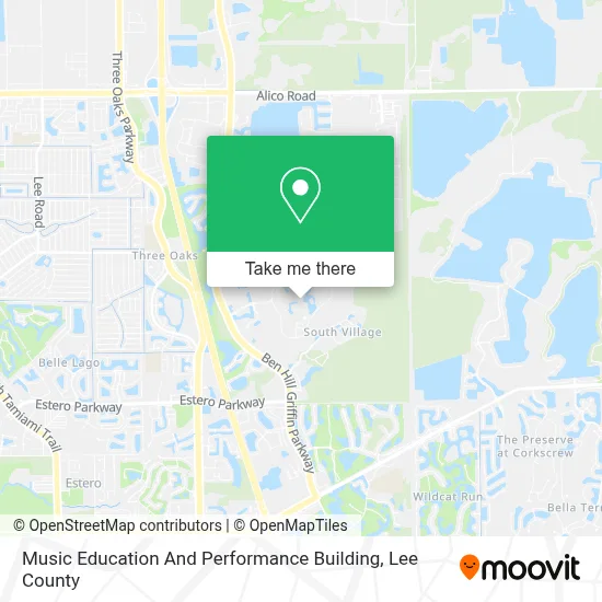 Music Education And Performance Building map