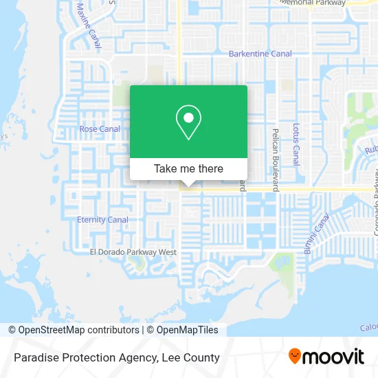 Paradise Protection Agency map