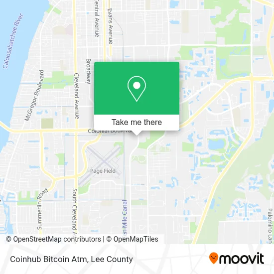 Coinhub Bitcoin Atm map