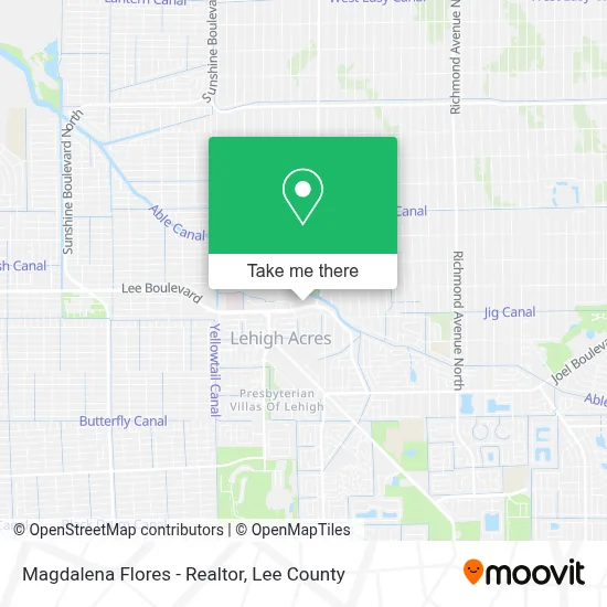 Magdalena Flores - Realtor map