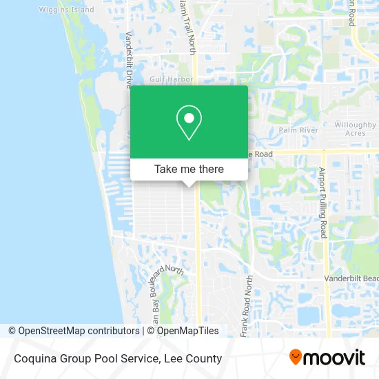 Coquina Group Pool Service map
