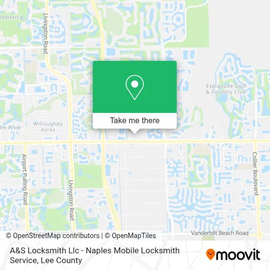 A&S Locksmith Llc - Naples Mobile Locksmith Service map