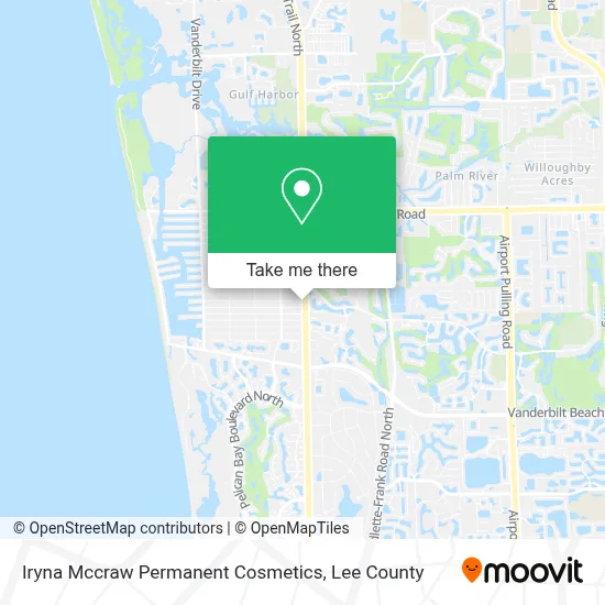 Iryna Mccraw Permanent Cosmetics map