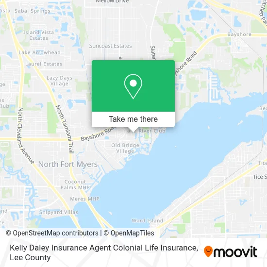 Kelly Daley Insurance Agent Colonial Life Insurance map