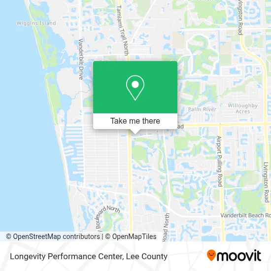 Longevity Performance Center map