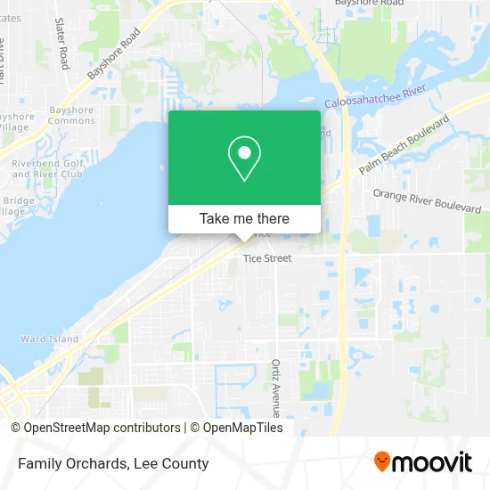 Family Orchards map