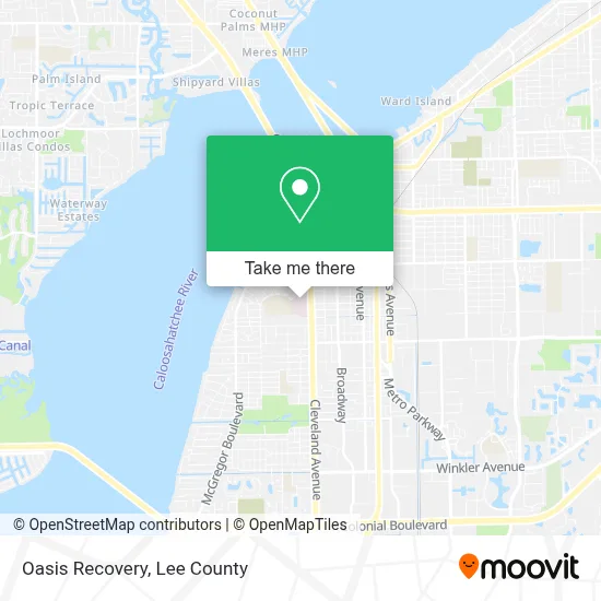 Oasis Recovery map
