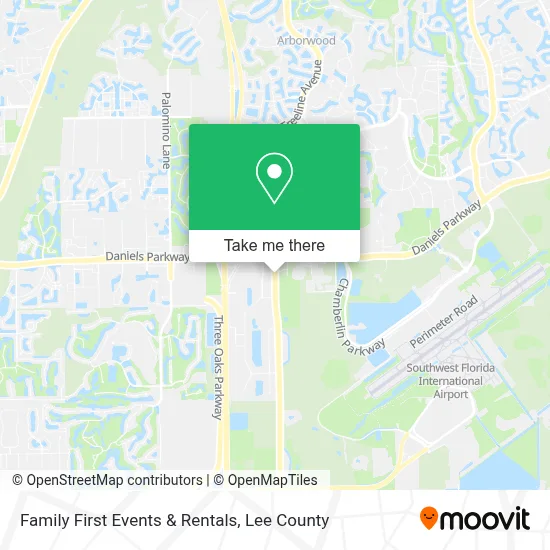 Family First Events & Rentals map