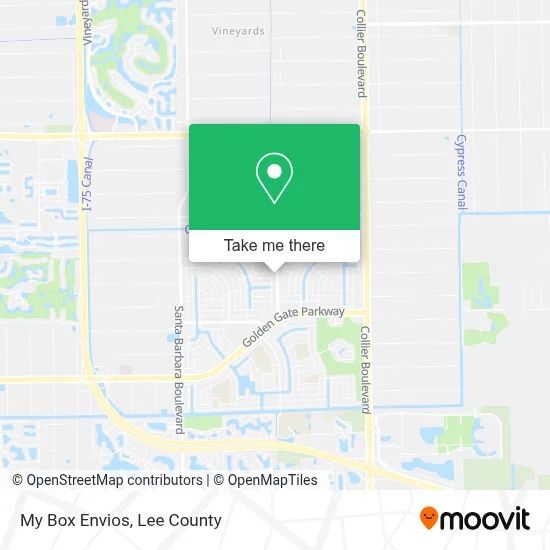 My Box Envios map