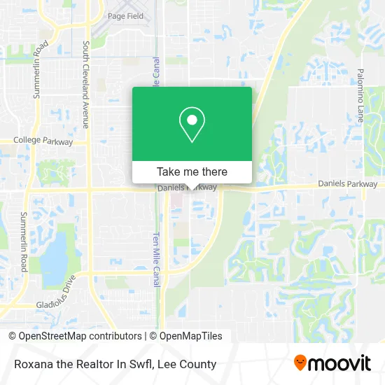 Roxana the Realtor In Swfl map