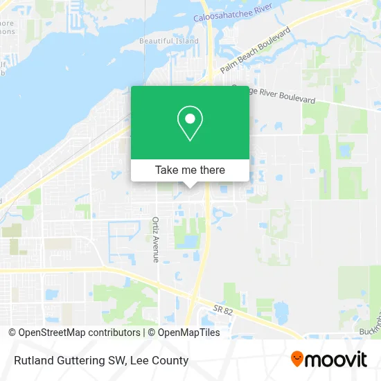 Rutland Guttering SW map