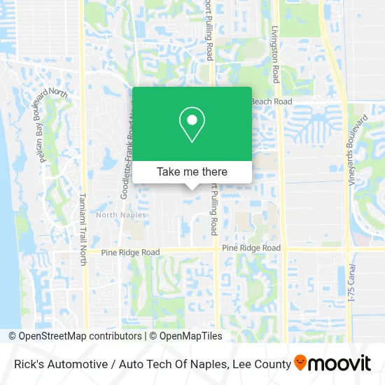 Rick's Automotive / Auto Tech Of Naples map