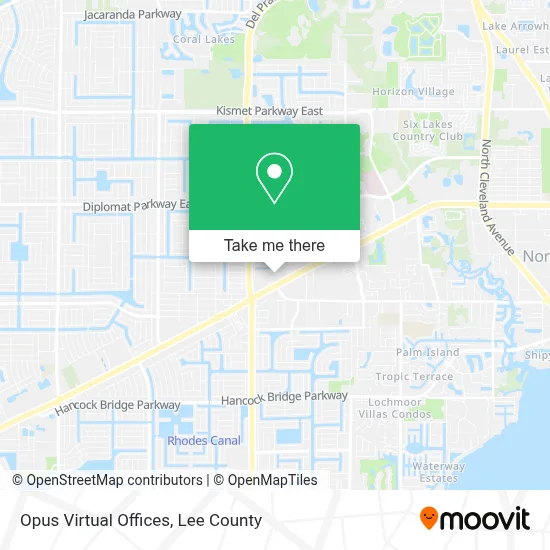 Opus Virtual Offices map