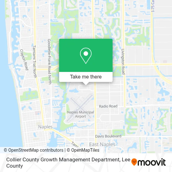 Collier County Growth Management Department map