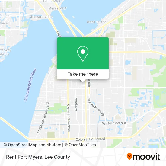 Rent Fort Myers map