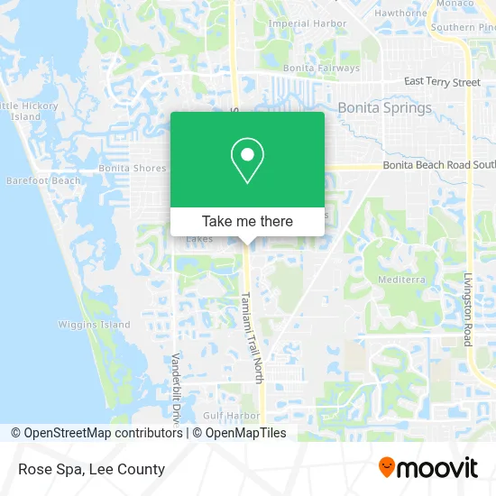 Rose Spa map
