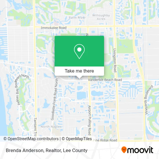 Brenda Anderson, Realtor map