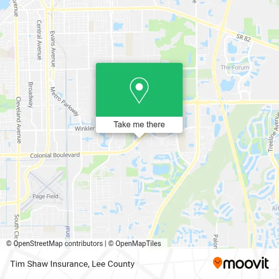 Tim Shaw Insurance map