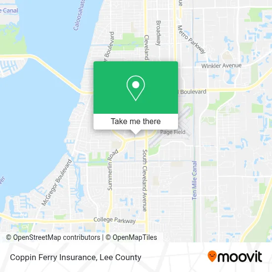 Coppin Ferry Insurance map