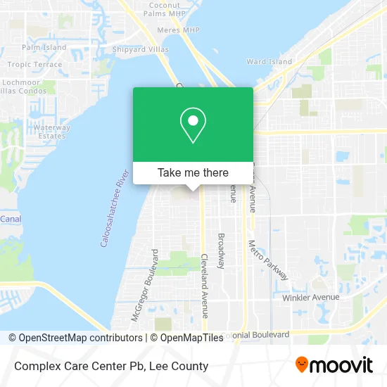 Complex Care Center Pb map