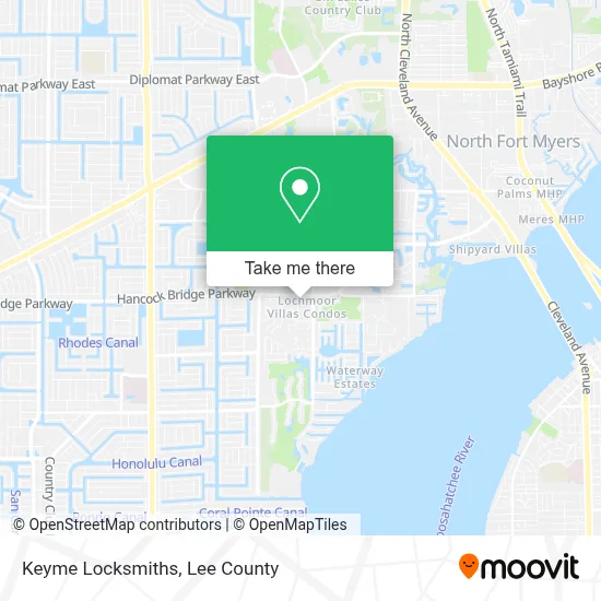 Keyme Locksmiths map