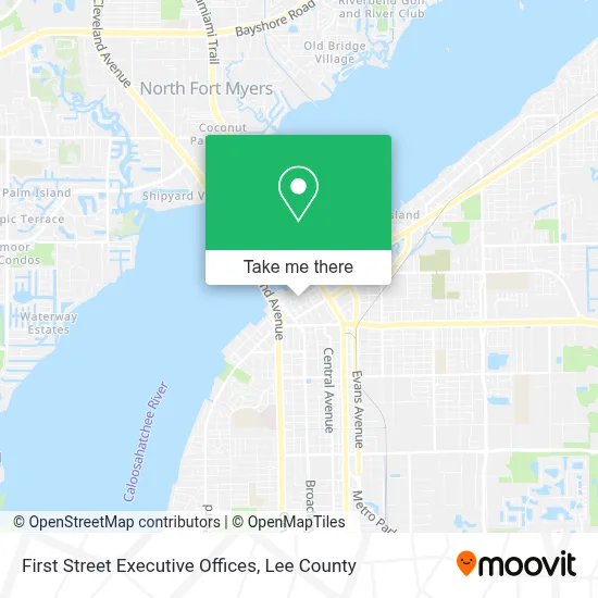 First Street Executive Offices map