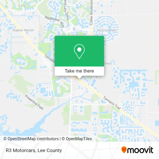 R3 Motorcars map