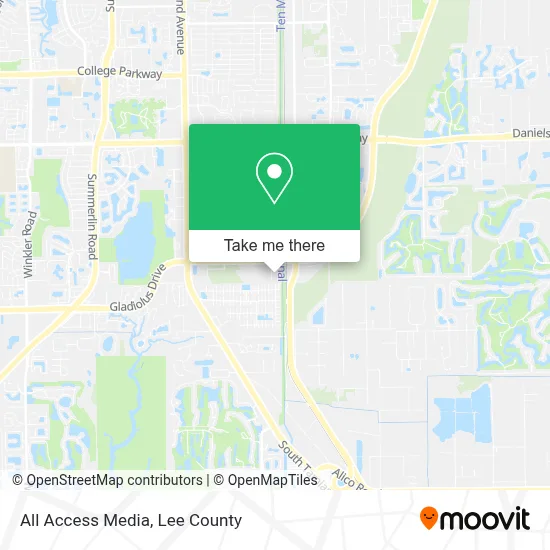 All Access Media map