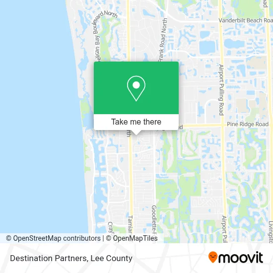 Destination Partners map